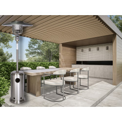 Chauffage de terrasse au gaz 13 kW Ø 81 x 219 cm BLOOBOOST Chauffage de terrasse au gaz 13 kW Ø 81 x 219 cm BLOOBOOST