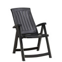 Fauteuil de jardin Corsica graphite