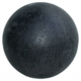 Boule noire en Terrazzo Ø 50 cm