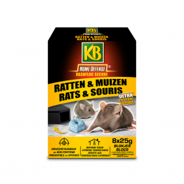 Blocs anti-rats et anti-souris Rasofloc Secure 0,2 kg KB