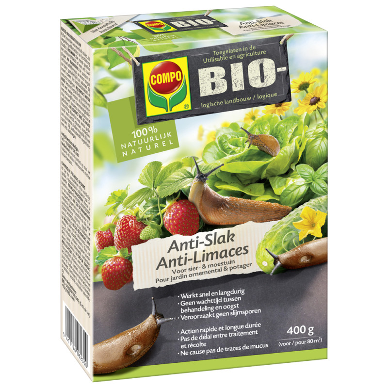 Granulés anti-limaces bio 0,4 kg COMPO