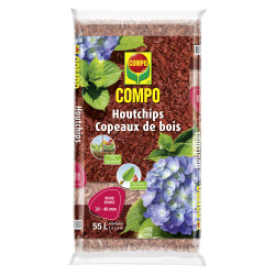 Copeaux de bois rouges 55 L COMPO