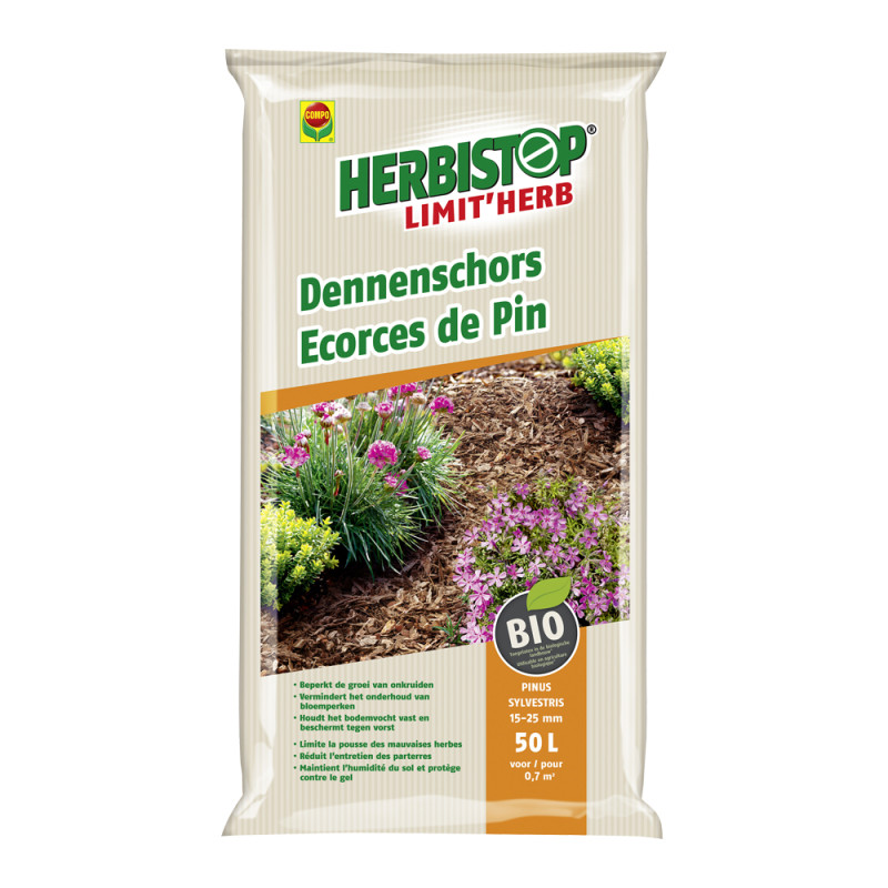 Ecorces de pin Sylvestre Herbistop 15 - 25 mm 50 L COMPO