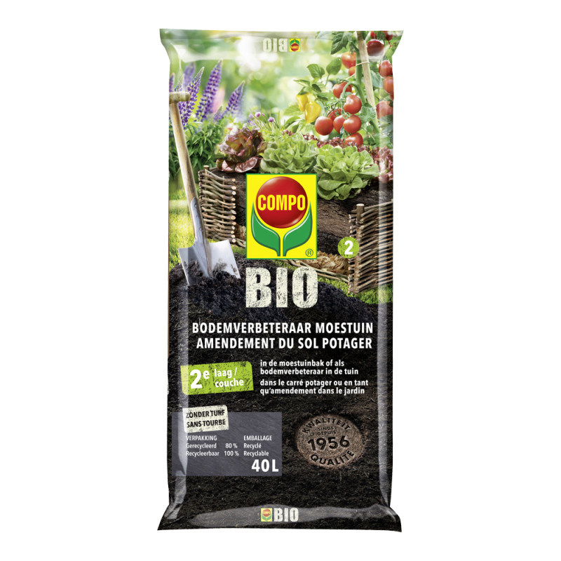 Amendement du sol bio pour potager 40 L COMPO