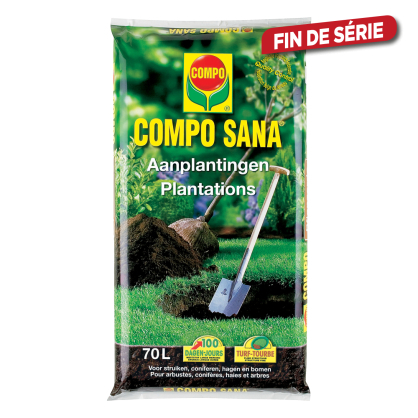 Amendement du sol bio pour plantations 70 L COMPO