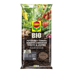 Terreau bio pour tomates et légumes 20 L COMPO