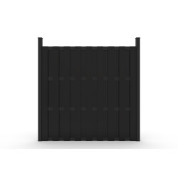 Ecran de jardin en composite 180 x 180 cm anthracite