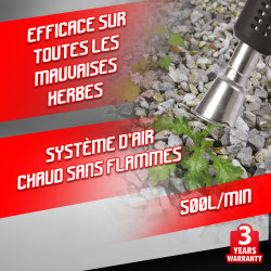 Désherbeur électrique 2 en 1 DET2001BBQ 2000 W ELEM GARDEN TECHNIC Désherbeur électrique 2 en 1 DET2001BBQ 2000 W ELEM GARDEN TECHNIC
