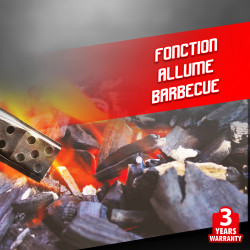 Désherbeur électrique 2 en 1 DET2001BBQ 2000 W ELEM GARDEN TECHNIC Désherbeur électrique 2 en 1 DET2001BBQ 2000 W ELEM GARDEN TECHNIC