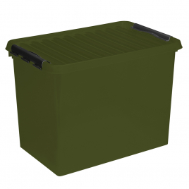 Q-line boîte de rangement étanche 130L vert noir