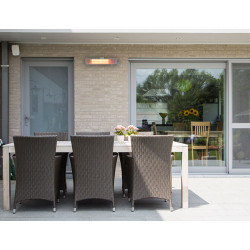 Chauffage de terrasse électrique Apollo 1500 W PRACTO GARDEN