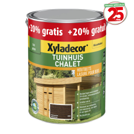 Lasure pour bois Chalet palissandre 2,5 + 0,5 L XYLADECOR