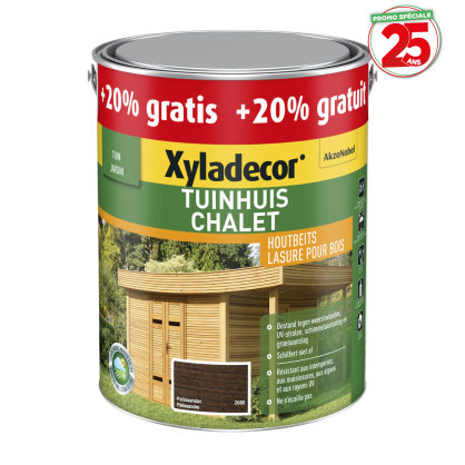 Lasure pour bois Chalet palissandre 2,5 + 0,5 L XYLADECOR