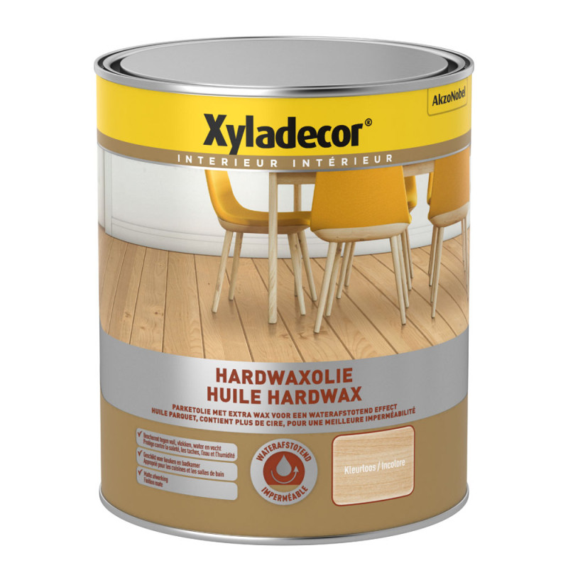 Huile pour parquets Hardwax incolore 0,75 L XYLADECOR