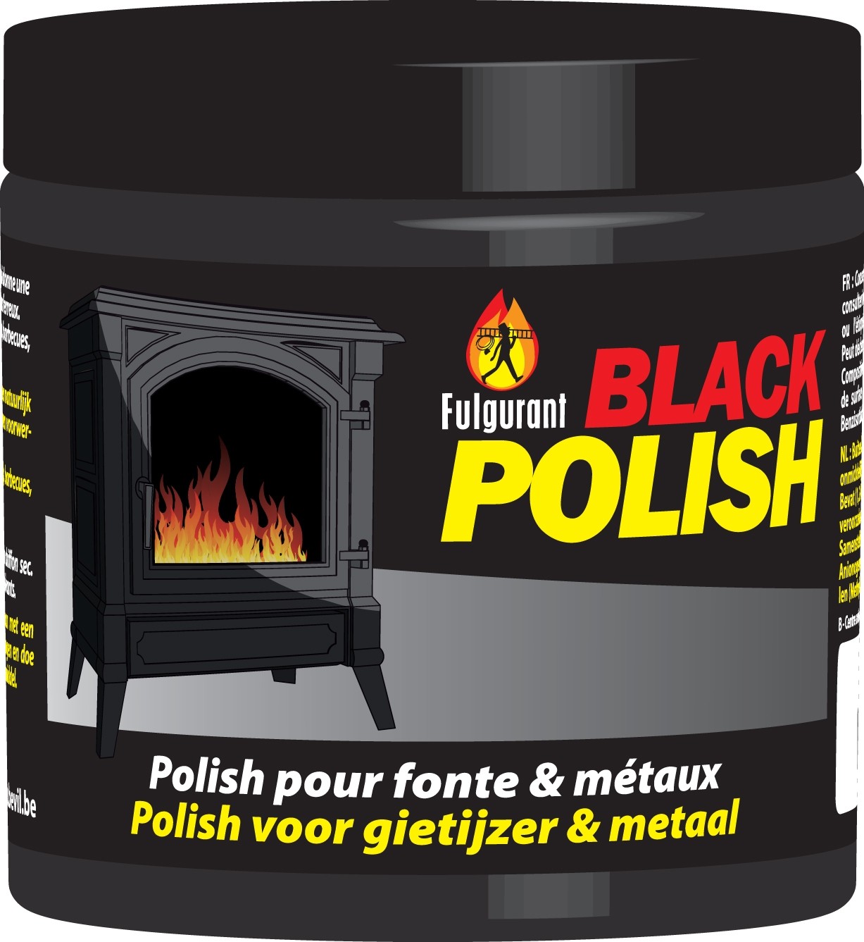 Crème polish pour poêle noire 200 ml PYROFEU