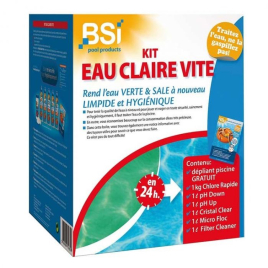 Kit de traitement Eau Claire Vite 6 pièces BSI