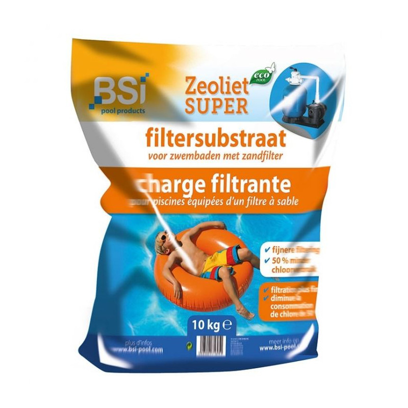 Charge filtrante Zéolite Super pour filtre à sable 10 kg BSI