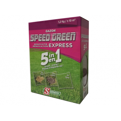Semence pour gazon Speed Green 5 en 1 1,2 kg SOMERS