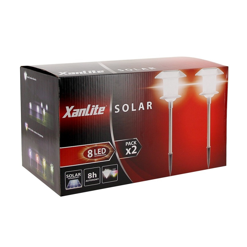 Balise solaire 10 LED XANLITE – Éclairage extérieur | XANLITE

