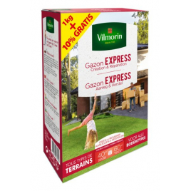 Semence pour gazon Express Création et Réparation 1 kg + 10% gratuits VILMORIN