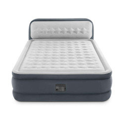 Matelas gonflable Queen Dura Beam Headboard 152 x 236 x 86 cm INTEX Matelas gonflable Queen Dura Beam Headboard 152 x 236 x 86 cm INTEX