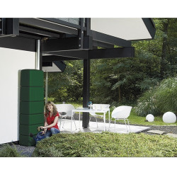 Tonneau Slim Vert 650L : Récupérateur Eau de Pluie | GARANTIA Tonneau Slim Vert 650L : Récupérateur Eau de Pluie | GARANTIA