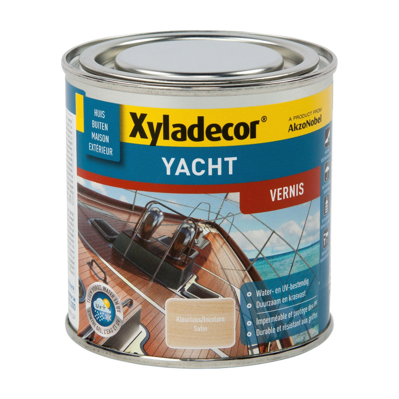 Vernis pour bois Yacht satiné 0,25 L XYLADECOR