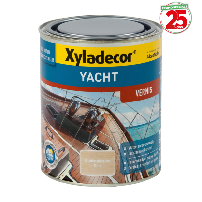Vernis pour bois Yacht satiné 0,75 L XYLADECOR