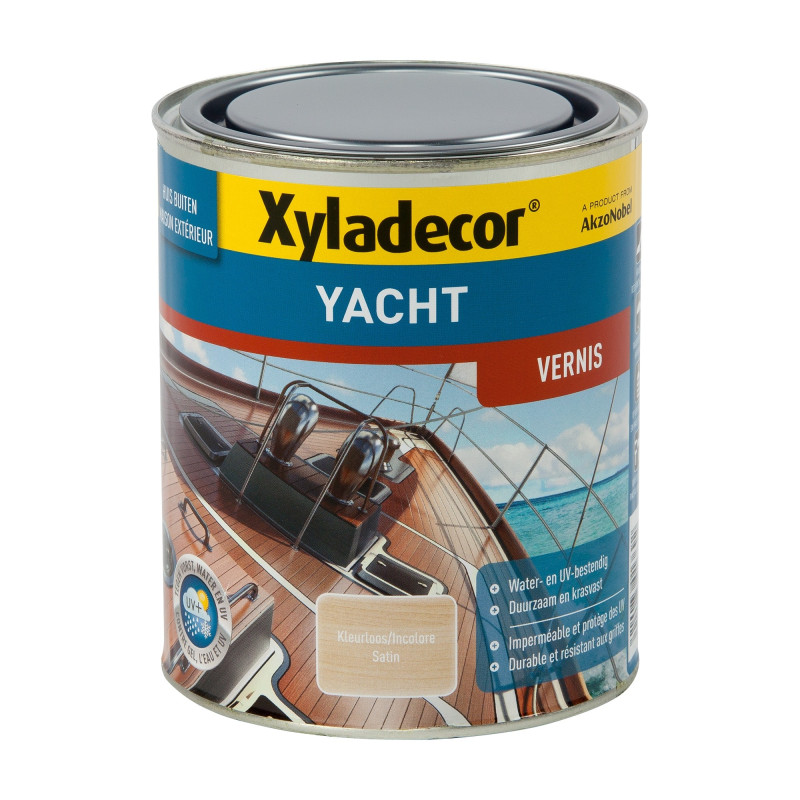 Vernis pour bois Yacht satiné 0,75 L XYLADECOR