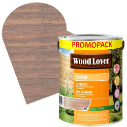 Lasure Garden taupe 4 + 1 L gratuit WOODLOVER