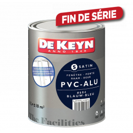 Peinture PVC-Alu bleue 1 L DE KEYN