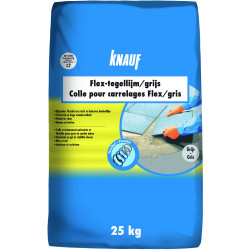 Colle Carrelage Flex Grise 25kg KNAUF – Pose Facile | KNAUF