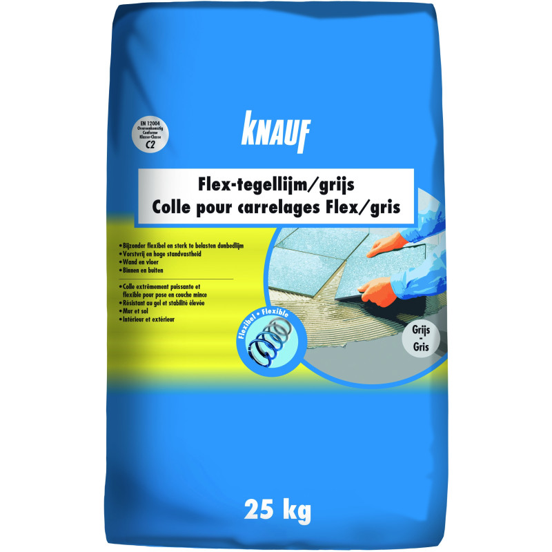 Colle pour carrelage Flex grise 25 kg KNAUF