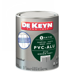 Peinture PVC-Alu verte 1 L DE KEYN