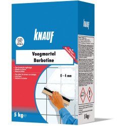 Mortier de jointoiement Barbotine blanc 5 kg KNAUF