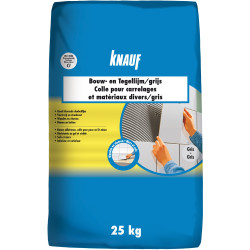 Colle Carrelage KNAUF Grise 25kg – Pose Facile | KNAUF