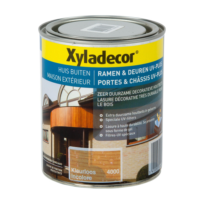 Lasure Porte & Châssis UV-Plus incolore 0,75 L XYLADECOR