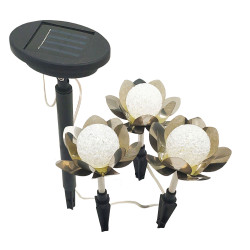 Lot de 3 piquets solaires Lotus 1,2 W ELTRA