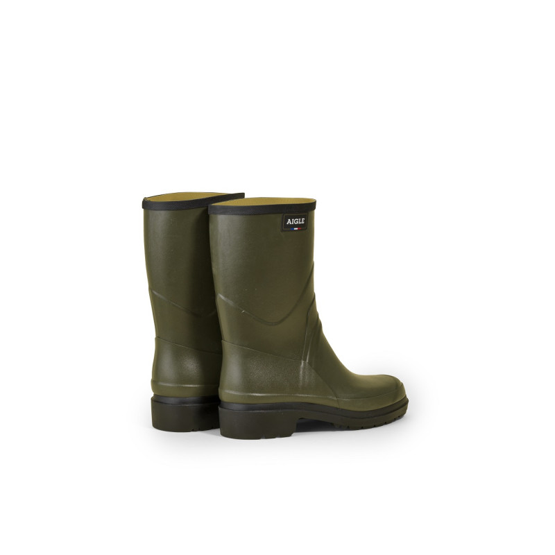 Paire de bottes Bison en caoutchouc kaki 48 AIGLE