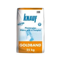 Enduit de plâtre Goldband 25 kg KNAUF