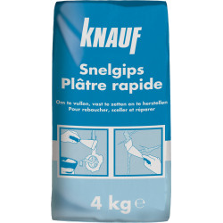 Plâtre à prise rapide 4 kg KNAUF