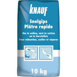 Plâtre à prise rapide 10 kg KNAUF