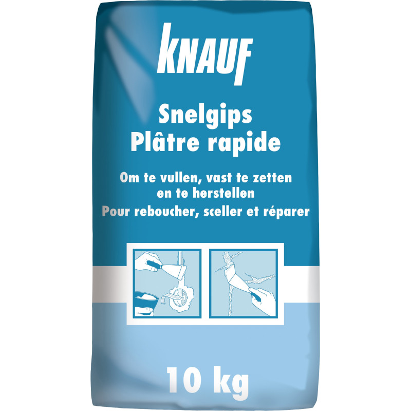 Plâtre à prise rapide 10 kg KNAUF