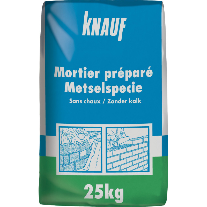 Mortier préparé 25 kg KNAUF