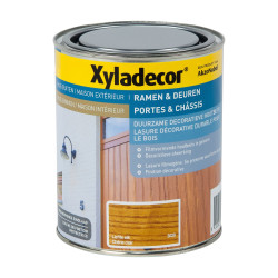 Lasure décorative Porte & Châssis chêne clair 0,75 L XYLADECOR