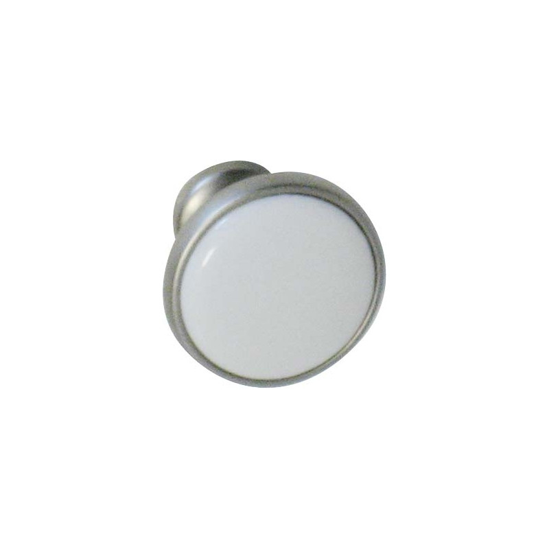 Bouton en porcelaine avec contour Ø 30 mm 6 pièces LINEA BERTOMANI