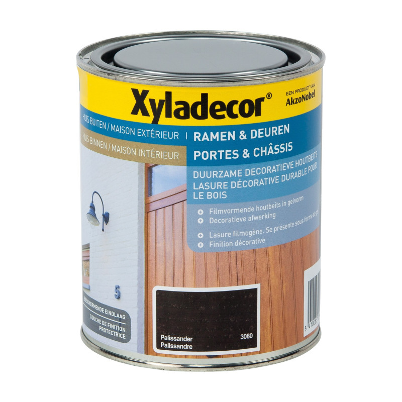 Lasure décorative Porte & Châssis palissandre 0,75 L XYLADECOR