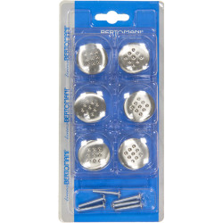 Bouton avec points en zamac Ø 30 mm