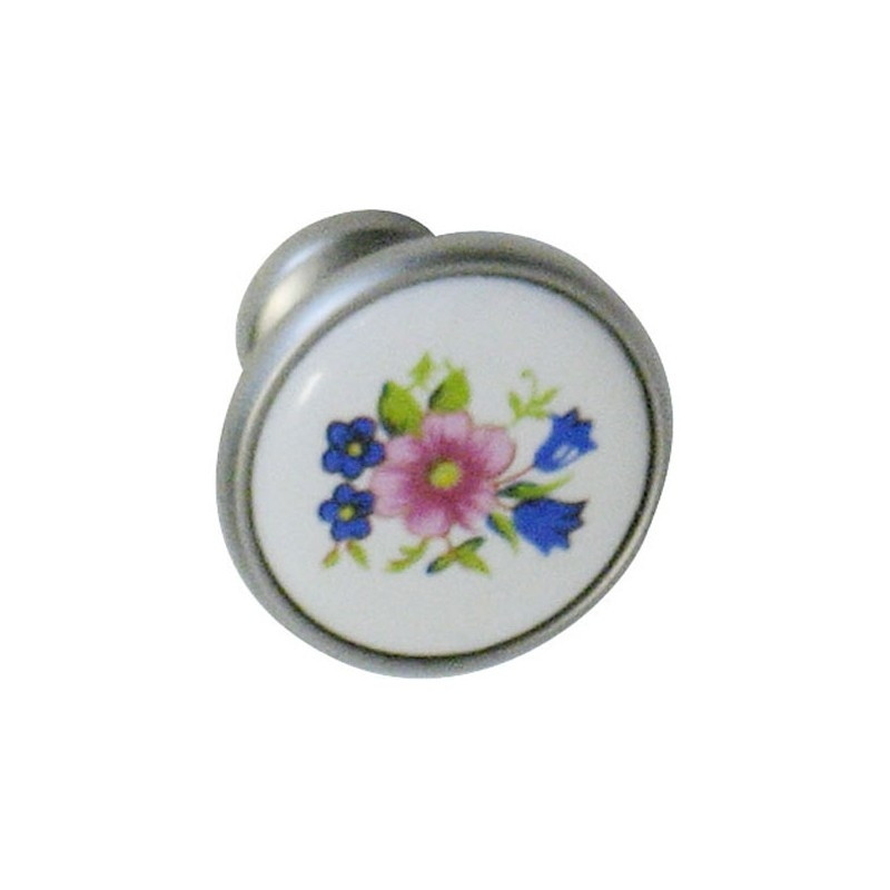 Bouton en porcelaine Ø 30 mm