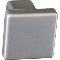 Bouton carré plastique nickelé LINEA – Élégance et fonctionnalité | LINEA BERTOMANI
